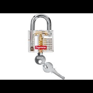 Supreme Transparent Lock & Key
